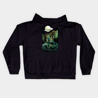 Darkness of the Swamp - Lake Monster Kids Hoodie